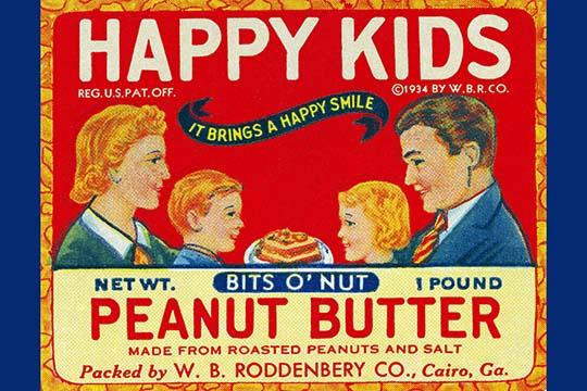 Original Peanut Butter Jar Label Poster Print
