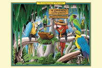 Bark Heard Round the World Poster Print featuring animals uniting for planet conservation by Richard Kelly