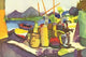 Landscape at Hammamet Poster Print by August Macke, vibrant colors and serene landscape.