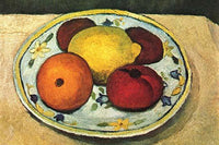Fruit Still Life on the Kitchen Table Poster Print by Paula Modersohn-Becker