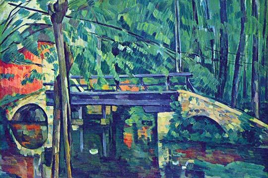 Bridge in the Forest Art Print by Paul Cézanne - Vintage Reproduction