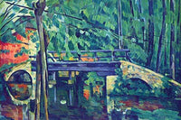 Bridge in the Forest Art Print by Paul Cézanne - Vintage Reproduction