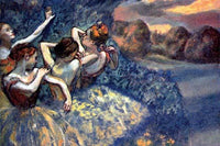 Four Dancers Poster Print by Edgar Degas - Vintage Art Reproduction
