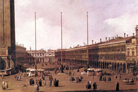 St. Marks Square, Piazza San Marco Art Print by Canaletto
