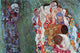 Death and Life poster print by Gustav Klimt, vintage art reproduction.