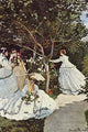 Women in the Garden Poster Print by Claude Monet, vibrant colors and details