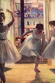 Three Ballet Dancers Practice Poster Print by Edward Degas