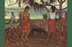 Woman Walking with Dog and Fruit Carrier Poster Print by Paul Gauguin