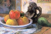 Still Life with Apples, Pears and Krag Poster Print by Paul Gauguin