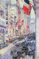 The Avenue Along 34th Street Fine Art Print by Frederick Childe Hassam