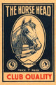 Horse Artwork Poster Print featuring vintage matchbox design