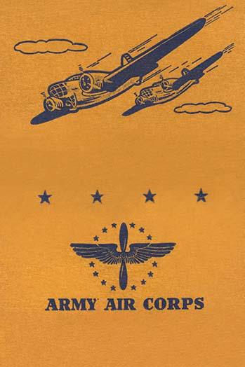 Army Air Corps Matchbook Cover Poster Print