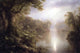 Suns Burns Off Mist Over a River in the Tropics Poster Print by Frederic Edwin Church