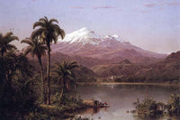 Palms in the Amazon Jungle Poster Print by Frederic Edwin Church