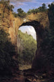 Natural Bridge, Virginia poster print by Frederic Edwin Church showcasing a beautiful vintage landscape.