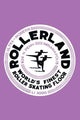 Vintage Rollerland Indianapolis Stickers Poster Print
