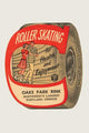 Oaks Park Roller Rink Sticker Poster Print showcasing retro roller skating design.