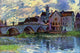 Stone Bridge Over the Moret River in France Poster Print by Alfred Sisley