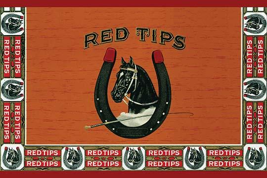 Red Tip Cigars Horse Head Logo Poster Print