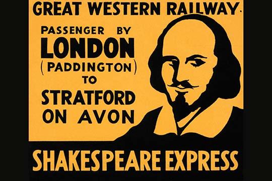 Great Western Railway Baggage Label Poster Print showcasing a vintage design.