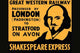 Great Western Railway Baggage Label Poster Print showcasing a vintage design.