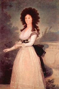 Portrait of Doña Tadea Arias de Enriquez art print by Francisco Goya on premium paper.