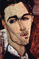 Portrait of Celso Laga Poster Print by Amadeo Modigliani, vintage art reproduction