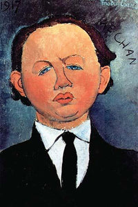 Portrait of Mechan Poster Print by Amadeo Modigliani