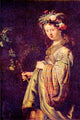 Flora (Portrait of Saskia as Flora) Poster Print by Rembrandt Van Rijn