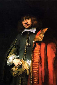Portrait of Jan Six fine art print by Rembrandt van Rijn.