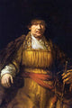 Self-Portrait Poster Print by Rembrandt Van Rijn - Vintage Art Reproduction