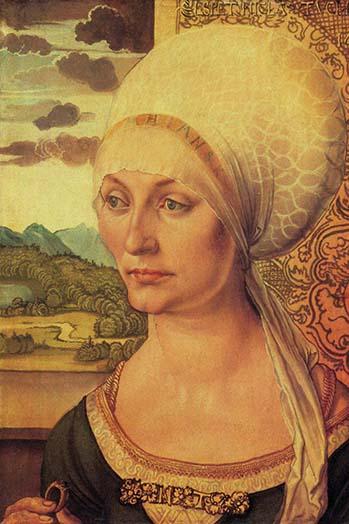 Elsbeth Tucher Portrait Poster Print by Albrecht Durer