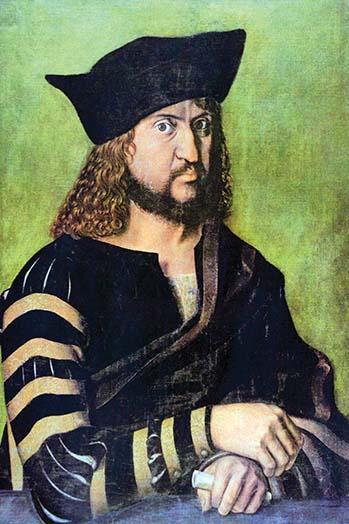 Portrait of Friedrich des Weisen fine art print by Albrecht Durer