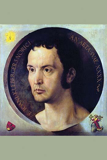 Portrait of Johannes Kleberger poster print by Albrecht Durer.