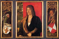 Portrait of Oswald Krell vintage art reproduction by Albrecht Durer
