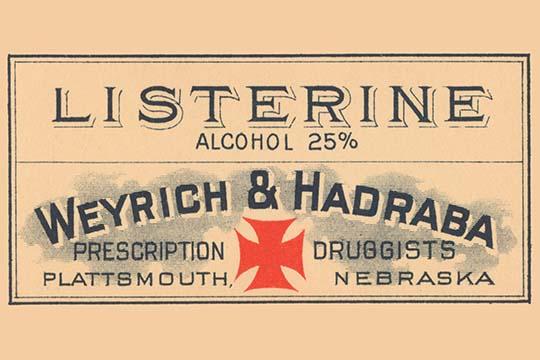 1920's Pharmacy Bottle Label Vintage Poster Print