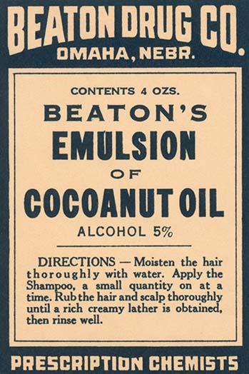 1920's Pharmacy Bottle Label Vintage Poster Print