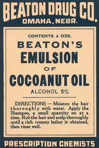 1920's Pharmacy Bottle Label Vintage Poster Print
