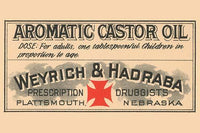 Vintage 1920's Pharmacy Bottle Label Poster Print