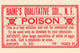 1920's Pharmacy Bottle Label Poster Print showcasing vintage quack cures.