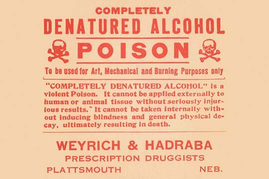 1920s Pharmacy Bottle Label Vintage Poster Print