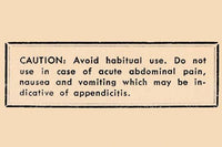 1920s Quack Cure Pharmacy Bottle Label Poster Print