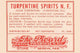 1920's Pharmacy Bottle Label Poster Print showcasing vintage medical history.