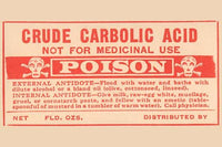 1920's Pharmacy Bottle Label Poster Print featuring vintage design