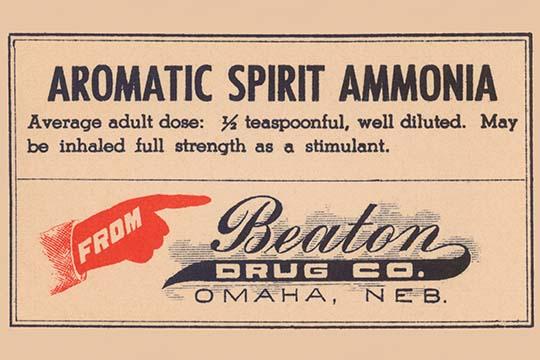 1920's vintage pharmacy bottle label poster print.