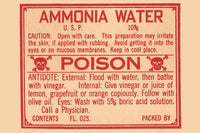 1920s Pharmacy Bottle Label Poster Print featuring vintage quack cures.