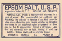 1920's Pharmacy Bottle Label Poster Print showcasing vintage design