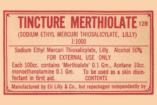 1920's Pharmacy Bottle Label Poster Print showcasing vintage design