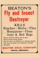 1920's Pharmacy Bottle Label Poster Print showcasing vintage pharmacy aesthetics.