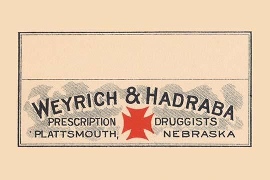 1920's Pharmacy Bottle Label Poster Print showcasing vintage quack cures